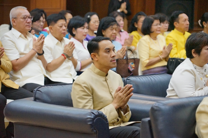 พิธีเจริญพระพุทธมนต์เนื่องในเทศกาลขึ้นปีใหม่ พ.ศ. 2563 