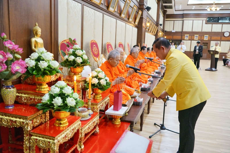 พิธีเจริญพระพุทธมนต์เนื่องในเทศกาลขึ้นปีใหม่ พ.ศ. 2563 