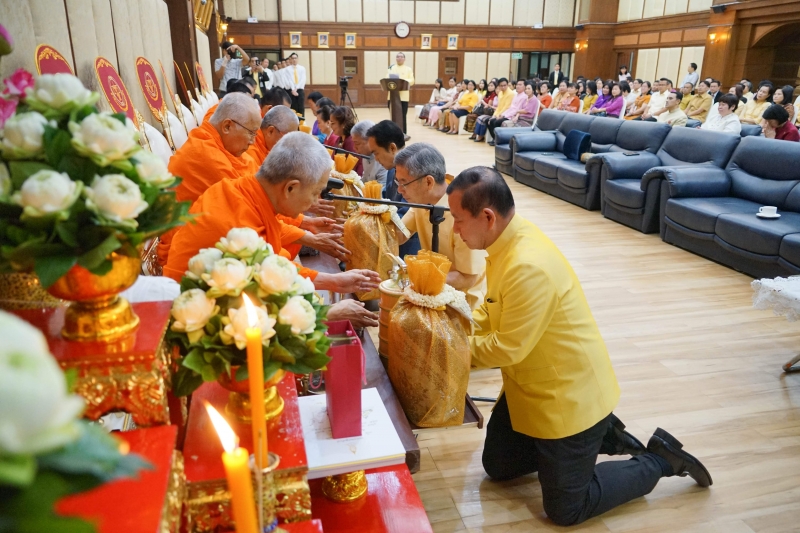 พิธีเจริญพระพุทธมนต์เนื่องในเทศกาลขึ้นปีใหม่ พ.ศ. 2563 