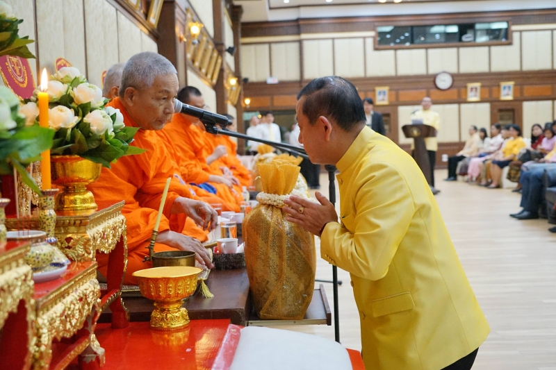 พิธีเจริญพระพุทธมนต์เนื่องในเทศกาลขึ้นปีใหม่ พ.ศ. 2563 