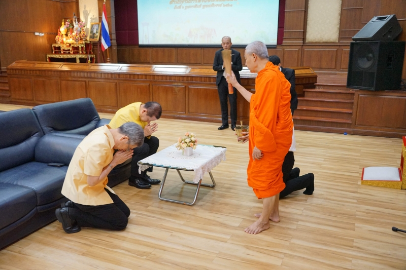 พิธีเจริญพระพุทธมนต์เนื่องในเทศกาลขึ้นปีใหม่ พ.ศ. 2563 