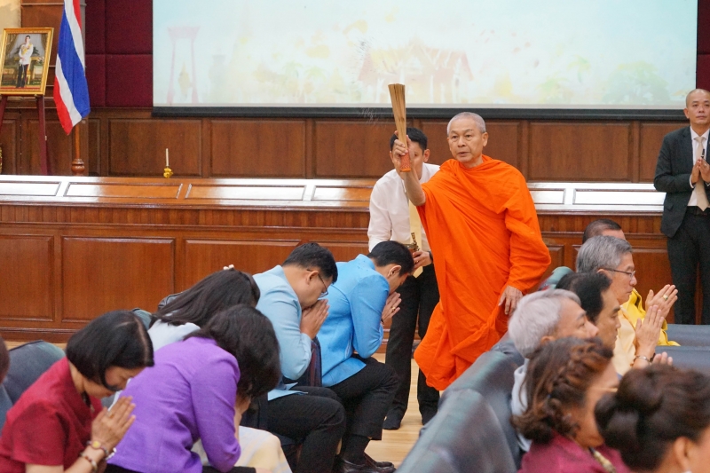 พิธีเจริญพระพุทธมนต์เนื่องในเทศกาลขึ้นปีใหม่ พ.ศ. 2563 