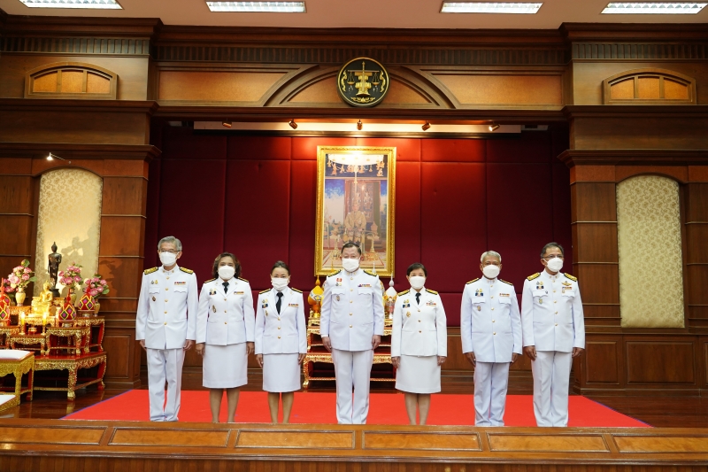 พิธีถวายสัตย์ปฏิญาณเพื่อเป็นข้าราชการที่ดีและพลังของแผ่นดิน ประจำปี 2565 ณ สำนักงานการตรวจเงินแผ่นดิน