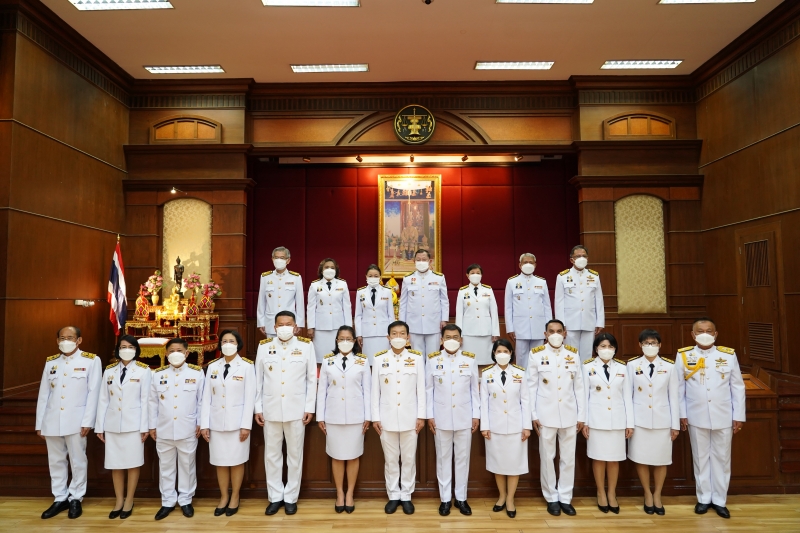 พิธีถวายสัตย์ปฏิญาณเพื่อเป็นข้าราชการที่ดีและพลังของแผ่นดิน ประจำปี 2565 ณ สำนักงานการตรวจเงินแผ่นดิน