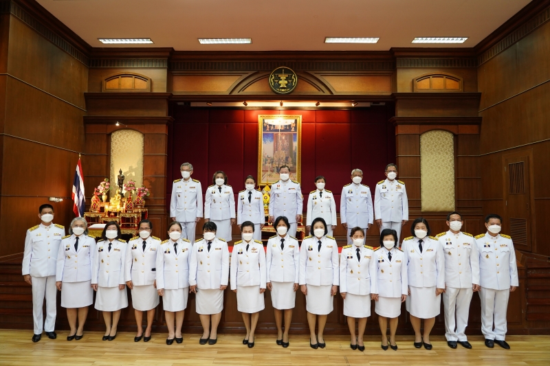 พิธีถวายสัตย์ปฏิญาณเพื่อเป็นข้าราชการที่ดีและพลังของแผ่นดิน ประจำปี 2565 ณ สำนักงานการตรวจเงินแผ่นดิน