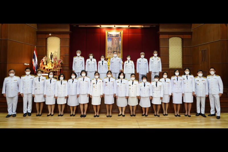 พิธีถวายสัตย์ปฏิญาณเพื่อเป็นข้าราชการที่ดีและพลังของแผ่นดิน ประจำปี 2565 ณ สำนักงานการตรวจเงินแผ่นดิน