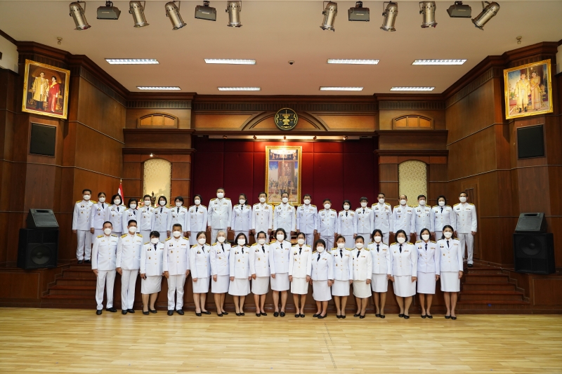 พิธีถวายสัตย์ปฏิญาณเพื่อเป็นข้าราชการที่ดีและพลังของแผ่นดิน ประจำปี 2565 ณ สำนักงานการตรวจเงินแผ่นดิน