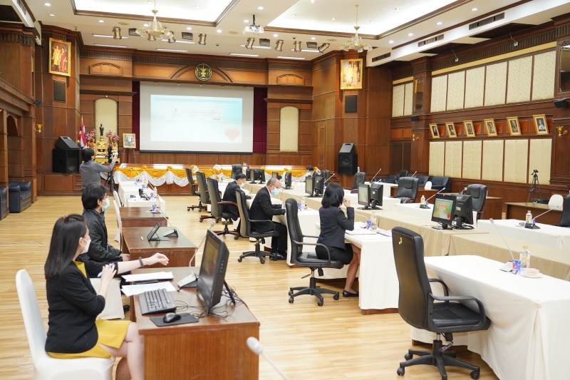 การประชุมผ่านระบบออนไลน์โครงการประเมินวินัยการเงินการคลังของหน่วยรับตรวจ: องค์การบริหารส่วนจังหวัดและเทศบาล ประจำปีงบประมาณ พ.ศ.