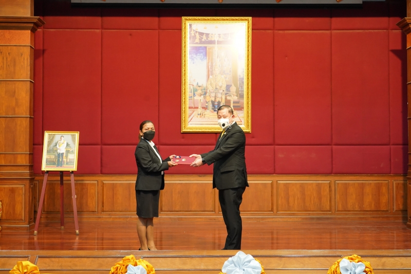 พิธีมอบประกาศนียบัตร โครงการพัฒนานักบริหารการตรวจเงินแผ่นดินระดับสูง (นตส.) รุ่นที่ 10