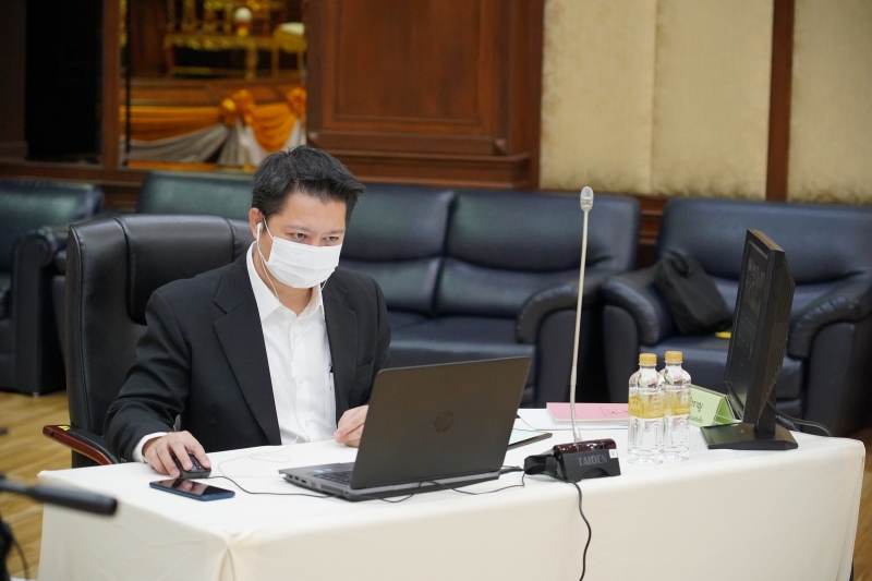 การประชุมผู้ตรวจเงินแผ่นดิน ครั้งที่ 2/2564 ผ่านระบบออนไลน์ (Online) แบบถ่ายทอดสด (Live) ณ ห้องดำริอิศรานุวรรต สำนักงานการตรวจเง