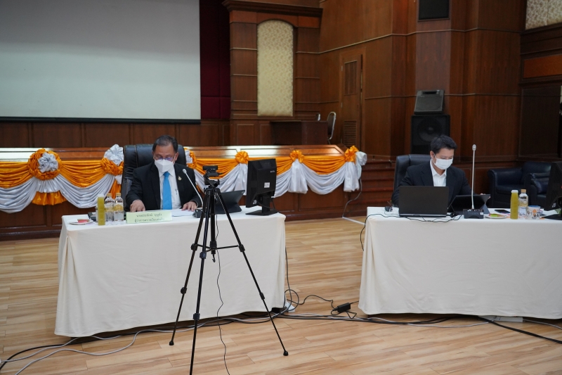 การประชุมคณะข้าราชการระดับผู้บริหาร ครั้งที่ 2/2564 ผ่านระบบออนไลน์ (Online) แบบถ่ายทอดสด (Live) ณ ห้องดำริอิศรานุวรรต สำนักงานก