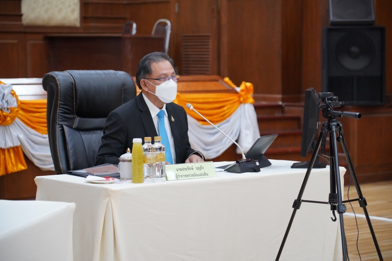 การประชุมคณะข้าราชการระดับผู้บริหาร ครั้งที่ 2/2564 ผ่านระบบออนไลน์ (Online) แบบถ่ายทอดสด (Live) ณ ห้องดำริอิศรานุวรรต สำนักงานก