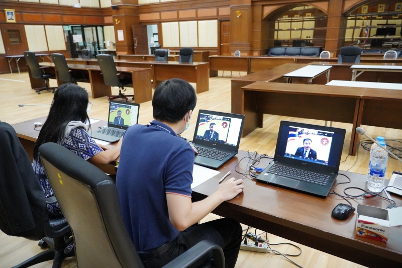 การประชุมคณะข้าราชการระดับผู้บริหาร ครั้งที่ 2/2564 ผ่านระบบออนไลน์ (Online) แบบถ่ายทอดสด (Live) ณ ห้องดำริอิศรานุวรรต สำนักงานก