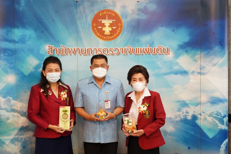 สำนักงานการตรวจเงินแผ่นดินร่วมสนับสนุนผลิตภัณฑ์ดอกมะลิของสมาคมสภาสังคมสงเคราะห์แห่งประเทศไทยฯ ณ สำนักงานการตรวจเงินแผ่นดิน