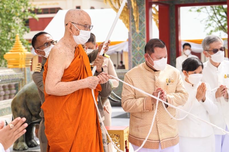  สมเด็จพระอริยวงศาคตญาณ สมเด็จพระสังฆราช สกลมหาสังฆปริณายก ทรงเป็นประธานในพิธีเททองหล่อองค์พระพุทธโสธร รุ่น มงคลแผ่นดิน 108 ณ วั