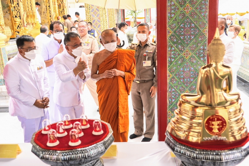  สมเด็จพระอริยวงศาคตญาณ สมเด็จพระสังฆราช สกลมหาสังฆปริณายก ทรงเป็นประธานในพิธีเททองหล่อองค์พระพุทธโสธร รุ่น มงคลแผ่นดิน 108 ณ วั