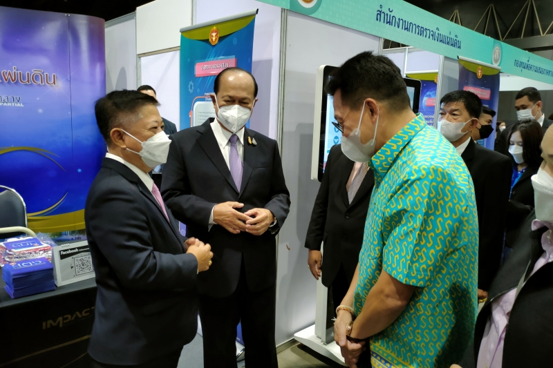  สำนักงานการตรวจเงินแผ่นดินร่วมการประชุมและการสัมมนาทางวิชาการสมาคมสันนิบาตเทศบาลแห่งประเทศไทย ครั้งที่ 22565 ณ เมืองทองธานี