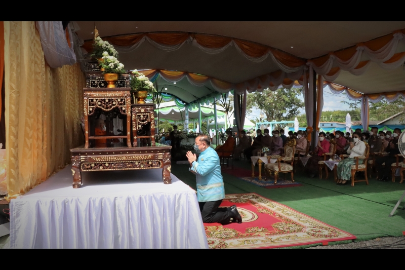 พิธีวางศิลาฤกษ์อาคารที่ทำการสำนักตรวจเงินแผ่นดินจังหวัดสตูล