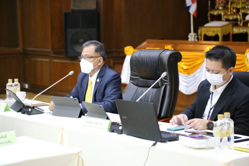 การประชุมผู้ตรวจเงินแผ่นดิน ครั้งที่ 1/2564 ผ่านระบบออนไลน์ (Online) แบบถ่ายทอดสด (Live) ณ ห้องดำริอิศรานุวรรต สำนักงานการตรวจเง