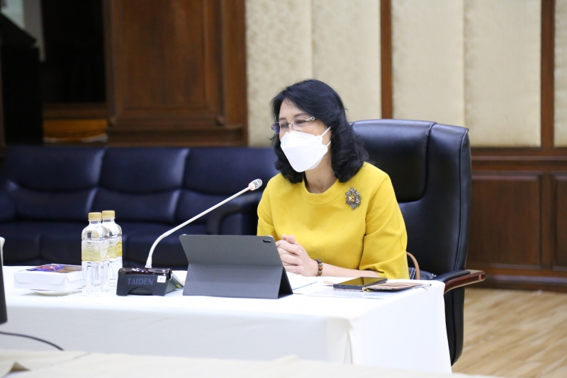 การประชุมผู้ตรวจเงินแผ่นดิน ครั้งที่ 1/2564 ผ่านระบบออนไลน์ (Online) แบบถ่ายทอดสด (Live) ณ ห้องดำริอิศรานุวรรต สำนักงานการตรวจเง