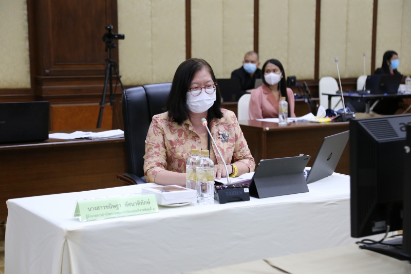 การประชุมผู้ตรวจเงินแผ่นดิน ครั้งที่ 1/2564 ผ่านระบบออนไลน์ (Online) แบบถ่ายทอดสด (Live) ณ ห้องดำริอิศรานุวรรต สำนักงานการตรวจเง