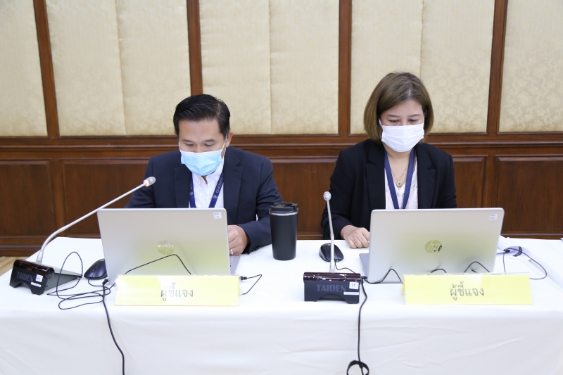 การประชุมผู้ตรวจเงินแผ่นดิน ครั้งที่ 2/2565 ผ่านระบบออนไลน์ ณ ห้องดำริอิศรานุวรรต สำนักงานการตรวจเงินแผ่นดิน