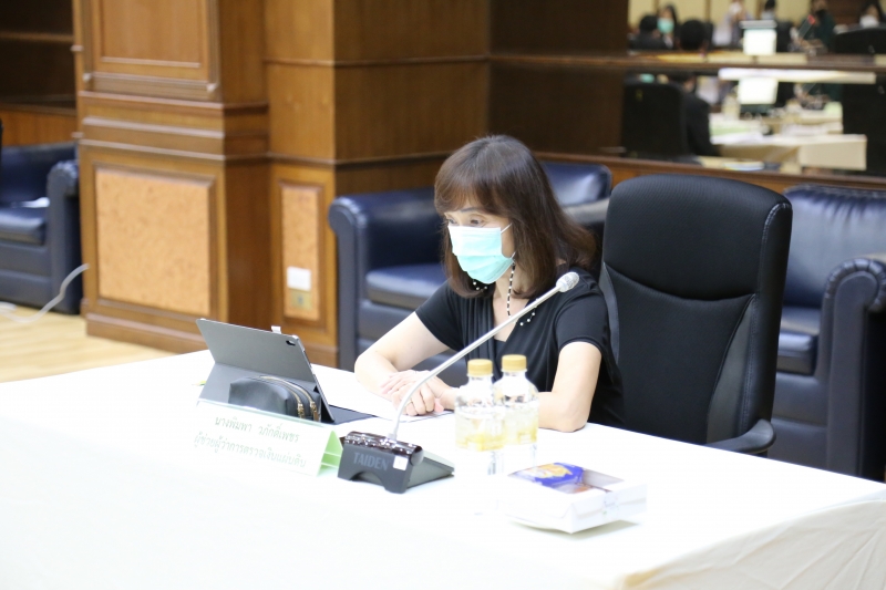 การประชุมคณะข้าราชการระดับผู้บริหาร ครั้งที่ 1/2564 ผ่านระบบออนไลน์ (Online) แบบถ่ายทอดสด (Live) ณ ห้องดำริอิศรานุวรรต สำนักงานก