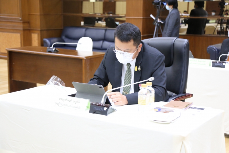 การประชุมคณะข้าราชการระดับผู้บริหาร ครั้งที่ 1/2564 ผ่านระบบออนไลน์ (Online) แบบถ่ายทอดสด (Live) ณ ห้องดำริอิศรานุวรรต สำนักงานก