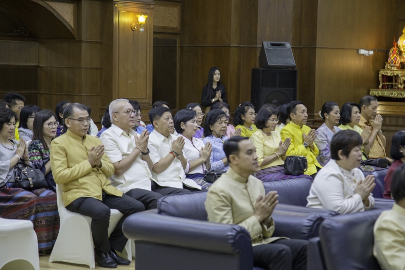 พิธีเจริญพระพุทธมนต์เนื่องในเทศกาลขึ้นปีใหม่ พ.ศ. 2563 