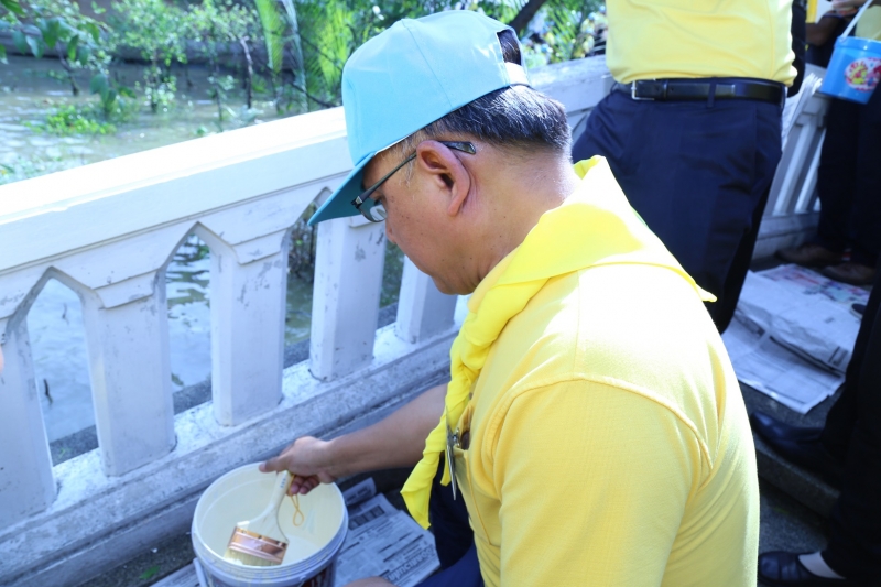 กิจกรรมจิตอาสาพัฒนาภูมิทัศน์ริมฝั่งแม่น้ำเจ้าพระยา