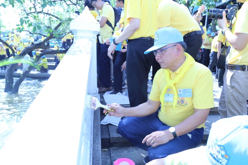 กิจกรรมจิตอาสาพัฒนาภูมิทัศน์ริมฝั่งแม่น้ำเจ้าพระยา