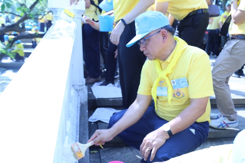 กิจกรรมจิตอาสาพัฒนาภูมิทัศน์ริมฝั่งแม่น้ำเจ้าพระยา