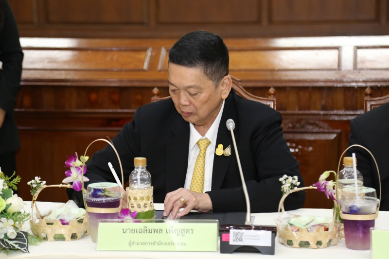 พิธีลงนามบันทึกข้อตกลงความร่วมมือด้านการตรวจสอบด้วยวิธีการทางอิเล็กทรอนิกส์