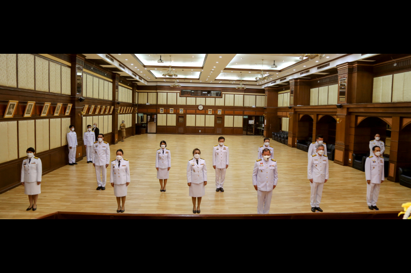 พิธีวางพวงมาลาเนื่องในวันคล้ายวันสวรรคตพระบาทสมเด็จพระบรมชนกาธิเบศร มหาภูมิพลอดุลยเดชมหาราช บรมนาถบพิตร 13 ตุลาคม 2564