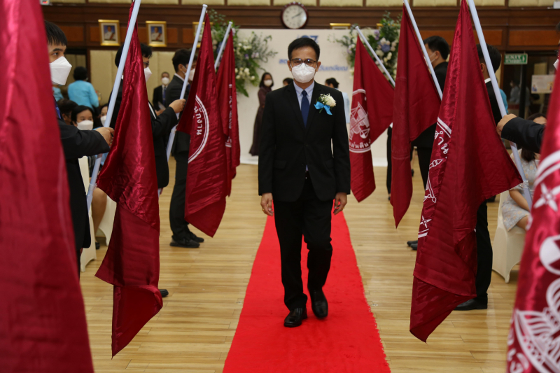 พิธีแสดงกตเวทิตาจิตแด่ผู้เกษียณอายุราชการ ประจำปีงบประมาณ 2565 ณ สำนักงานการตรวจเงินแผ่นดิน