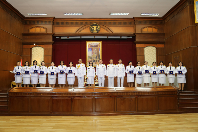 พิธีรับพระราชทานเครื่องราชอิสริยาภรณ์ชั้นสายสะพาย