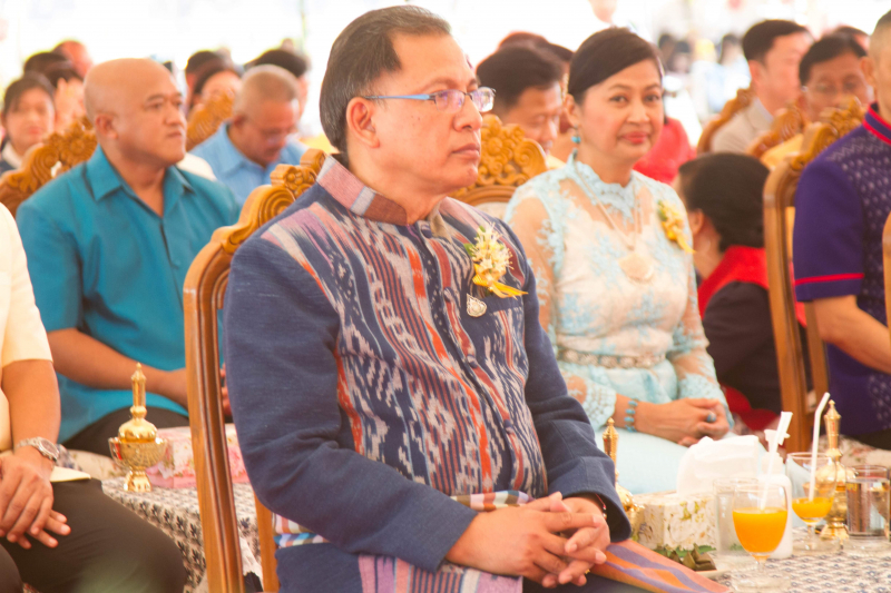 พิธีวางศิลาฤกษ์อาคารที่ทำการพร้อมอาคารชุดพักอาศัย สำนักตรวจเงินแผ่นดินจังหวัดนครพนม