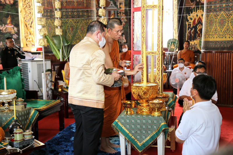 พิธีอธิษฐานจิตมวลสาร แผ่นจาร และแผ่นดวงชะตา 