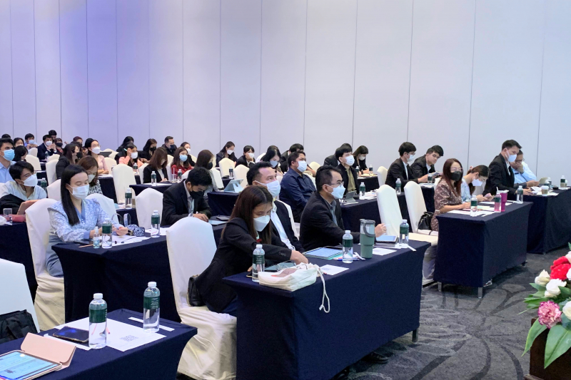 พิธีเปิดโครงการฝึกอบรม หลักสูตร “การพัฒนาความรู้การปฏิบัติงานวินัยการเงินการคลังของรัฐ” ณ โรงแรม กราฟ ถนนรัชดาภิเษก กรุงเทพมหานค