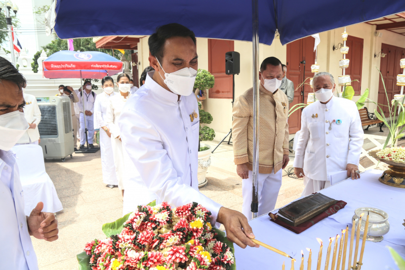  สมเด็จพระอริยวงศาคตญาณ สมเด็จพระสังฆราช สกลมหาสังฆปริณายก ทรงเป็นประธานในพิธีเททองหล่อองค์พระพุทธโสธร รุ่น มงคลแผ่นดิน 108 ณ วั