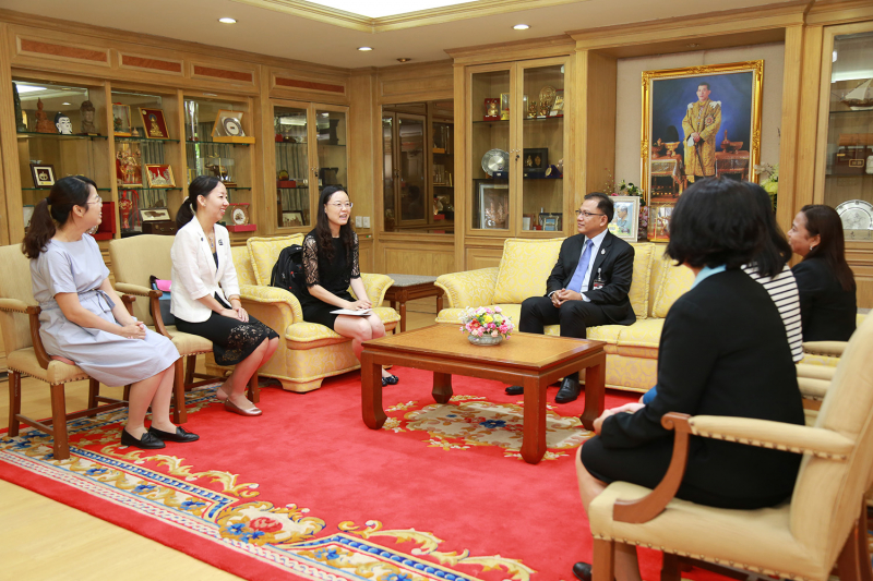 Nanjing Audit University paid a courtesy visit to Mr. Prajuck Boonyoung, Auditor General