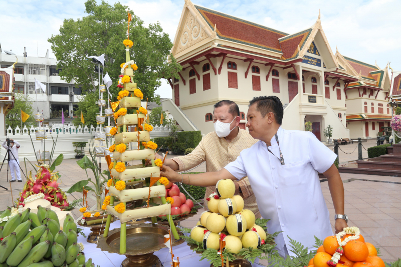  สมเด็จพระอริยวงศาคตญาณ สมเด็จพระสังฆราช สกลมหาสังฆปริณายก ทรงเป็นประธานในพิธีเททองหล่อองค์พระพุทธโสธร รุ่น มงคลแผ่นดิน 108 ณ วั