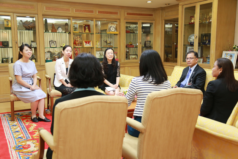 Nanjing Audit University paid a courtesy visit to Mr. Prajuck Boonyoung, Auditor General