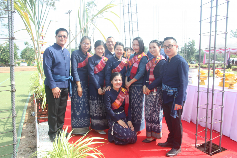 พิธีวางศิลาฤกษ์อาคารที่ทำการและอาคารชุดพักอาศัย สำนักตรวจเงินแผ่นดินจังหวัดสกลนคร 