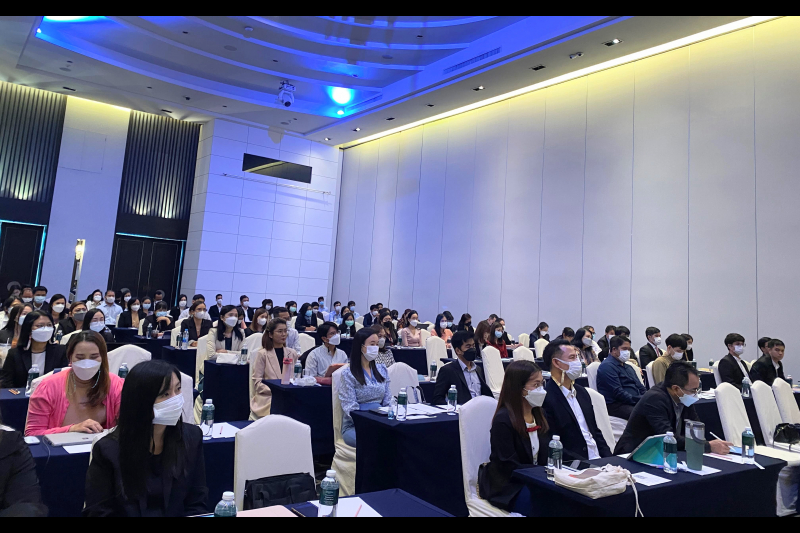 พิธีเปิดโครงการฝึกอบรม หลักสูตร “การพัฒนาความรู้การปฏิบัติงานวินัยการเงินการคลังของรัฐ” ณ โรงแรม กราฟ ถนนรัชดาภิเษก กรุงเทพมหานค