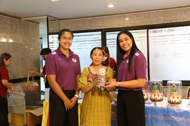 สำนักงานการตรวจเงินแผ่นดินร่วมสนับสนุนผลิตภัณฑ์ดอกมะลิของสมาคมสภาสังคมสงเคราะห์แห่งประเทศไทยฯ ณ สำนักงานการตรวจเงินแผ่นดิน