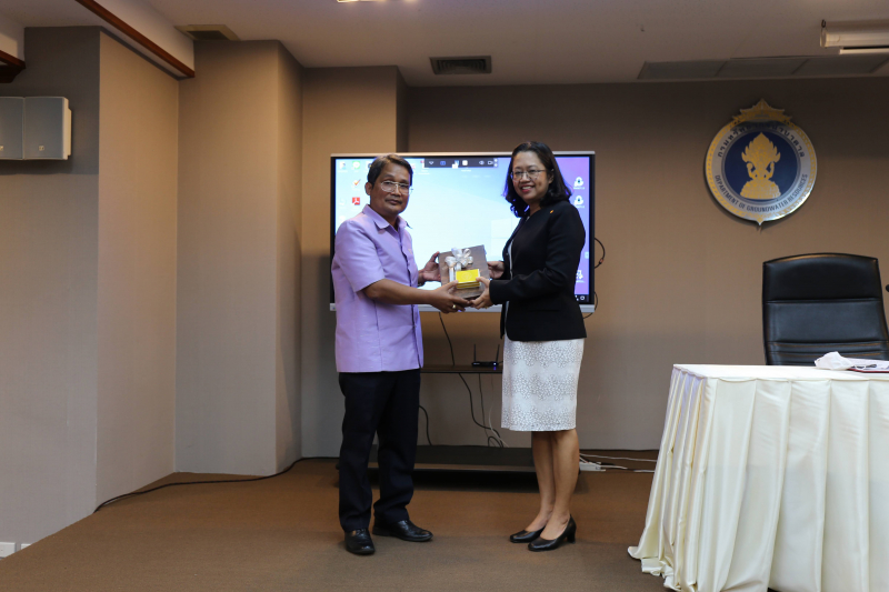 พิธีเปิดโครงการฝึกอบรมเชิงปฏิบัติการ หลักสูตร “การเจาะและพัฒนาบ่อน้ำบาดาล” และศึกษาดูงาน ณ พื้นที่ขุดเจาะน้ำบาดาล จังหวัดกาญจนบุ