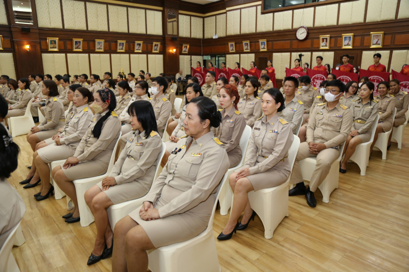 พิธีแสดงกตเวทิตาจิตในโอกาสครบวาระดำรงตำแหน่งกรรมการตรวจเงินแผ่นดิน  