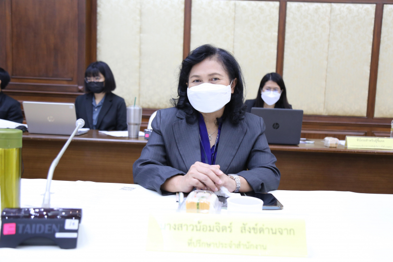 การประชุมคณะข้าราชการระดับผู้บริหาร ครั้งที่ 1/2566 ณ ห้องดำริอิศรานุวรรต สำนักงานการตรวจเงินแผ่นดิน และผ่านระบบออนไลน์