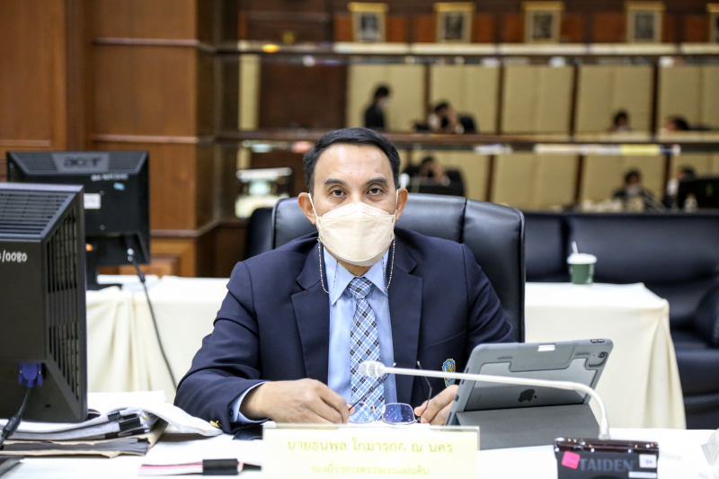 การประชุมคณะข้าราชการระดับผู้บริหาร ครั้งที่ 1/2566 ณ ห้องดำริอิศรานุวรรต สำนักงานการตรวจเงินแผ่นดิน และผ่านระบบออนไลน์